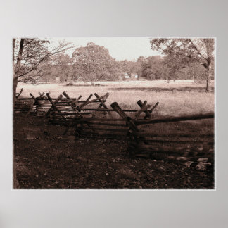 Gettysburg - Schlachtfeld-Poster #1 Poster