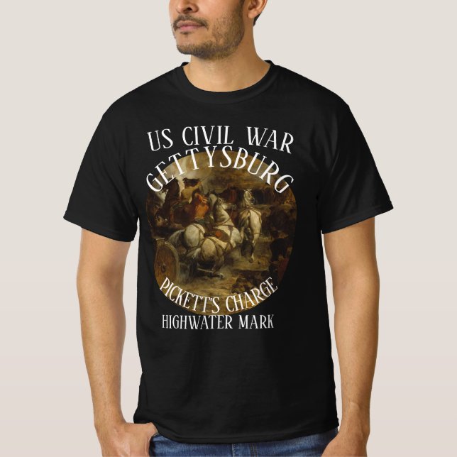 GETTYSBURG US ZIVILER KRIEG PICKETTS TRUMP T-Shirt (Vorderseite)