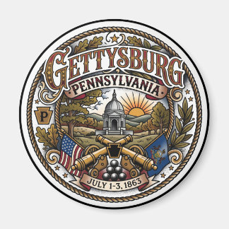 Gettysburg USA Magnet