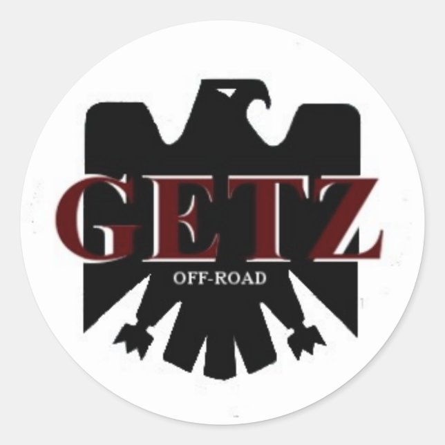 Getz Off-Road-Logo Runder Aufkleber (Vorderseite)