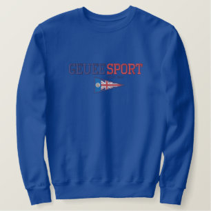 GEUEE Flaggen-Serie: Amerika Besticktes Sweatshirt
