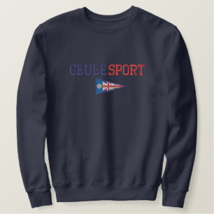 GEUEE Flaggenreihe: Amerika Besticktes Sweatshirt