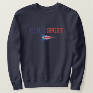 GEUEE Flaggenreihe: Amerika Besticktes Sweatshirt