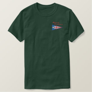 GEUEE Flaggenreihe: Vereinigtes Königreich Besticktes T-Shirt