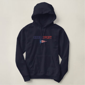 GEUEE Flaggschiff-Serie: Amerika Bestickter Hoodie