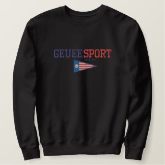 GEUEE Flaggschiff-Serie: Amerika Besticktes Sweatshirt