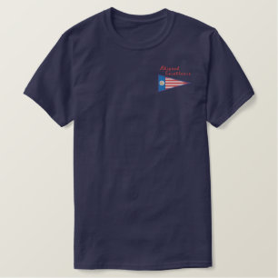 GEUEE Flaggschiff-Serie: Amerika Besticktes T-Shirt
