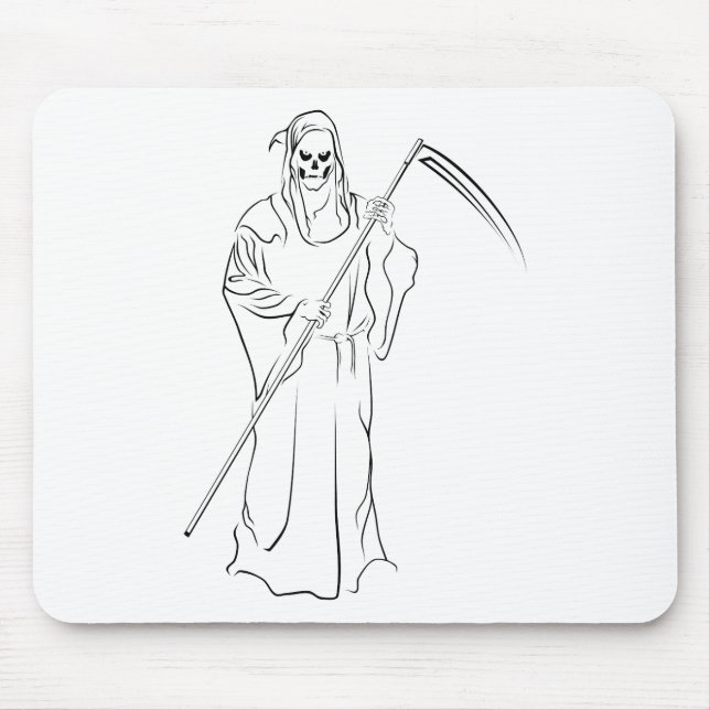 Gevatter / Pate / Grimm Mousepad (Vorne)