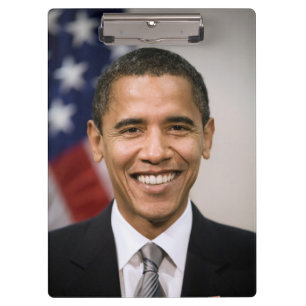 gewählter US-Präsident Barack Obama Klemmbrett
