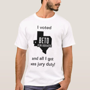 Gewähltes Beto got Jury-Aufgabe T-Shirt