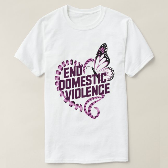 Gewalt beenden T-Shirt (Design vorne)