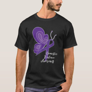 Gewalt-BEWUSSTSEIN MISSBRAUCH LILA RIBBON BU T-Shirt