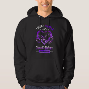 Gewalt im Inland Bewusstsein, ich trage Lila Schme Hoodie