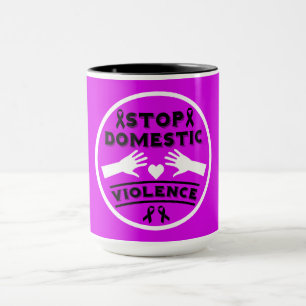 Gewalt im Inland stoppen Tasse
