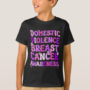 Gewalt und Brustkrebs T-Shirt