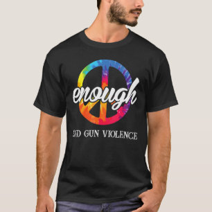 Gewalt "Wear Orange Peace Sign Enough End Gun" 19 T-Shirt