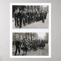 Gewaltaktik der Spartakisten (oben) Revolutionär