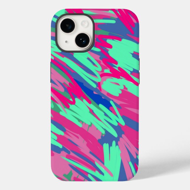 Gewartet für Abstrakte Frühjahrspresse Case-Mate iPhone 14 Hülle (Rückseite)
