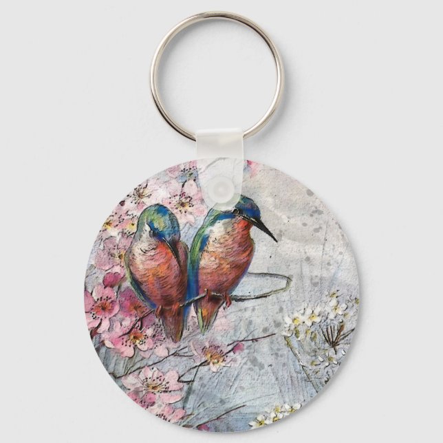 Gewartet für den Oberkeipfervogel Schlüsselanhänger (Vorderseite)