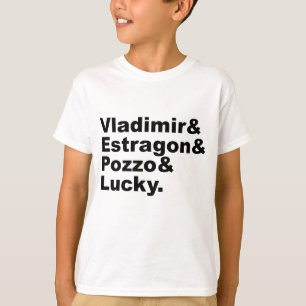 Gewartet für Godot - Vladimir Estragon Pozzo Lucky T-Shirt