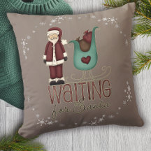 Gewartet für Santa - Sleigh und Weihnachten