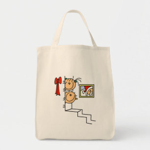Gewartet für Santa T - Shirt und Geschenke Tragetasche