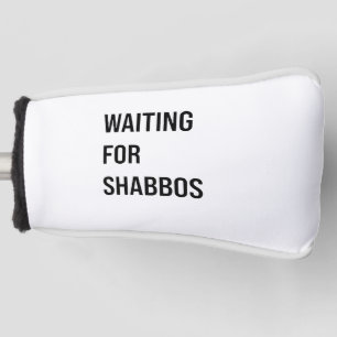 Gewartet für Shabbos Hanukkah Jüdischer Funny Golf Headcover
