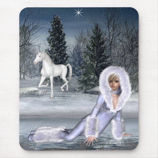 Gewartet für Star (das Unicorn) Fantasy Mousepad (Vorne)