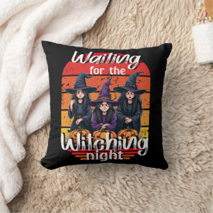 Gewartet für Witching Night, Halloween Night Kissen
