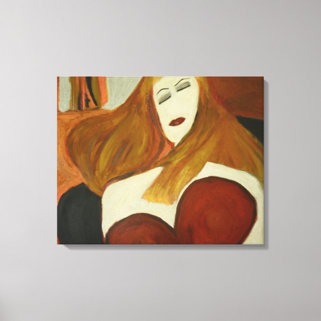 Gewartet Leinwanddruck (Vorderseite)