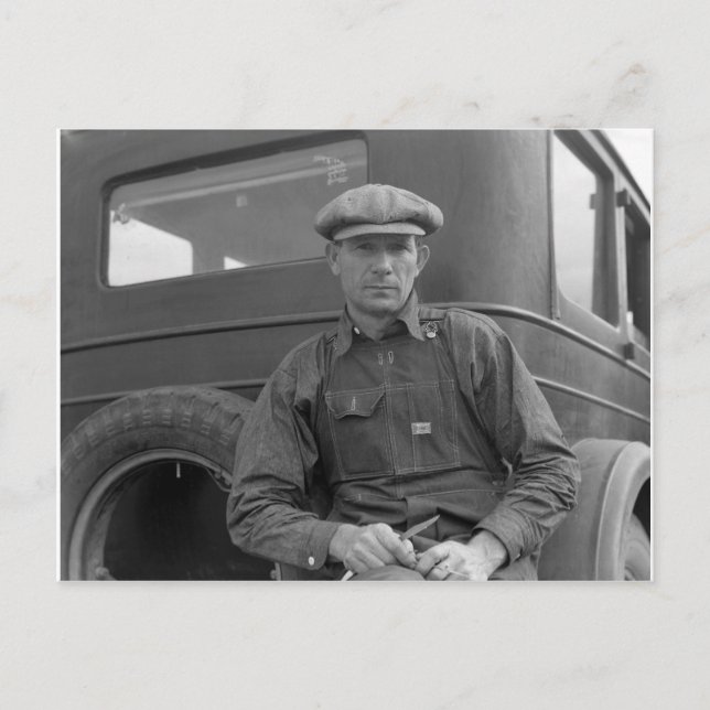 Gewartet Orangen Postkarte (Vorderseite)