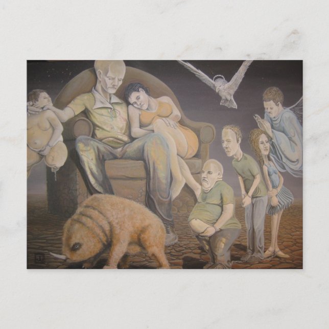 Gewartet Postkarte (Vorderseite)