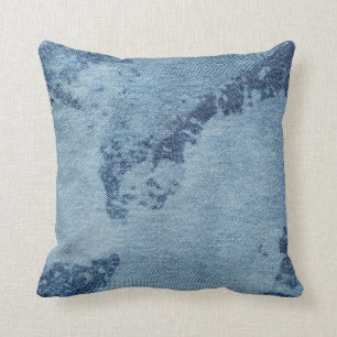 Gewaschener Denim-Entwurf #9 @ Emporio Moffa Kissen