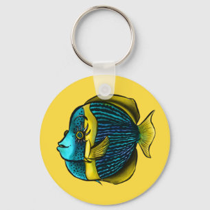 Gewässer der Fische unter Meereskids Schlüsselanhänger