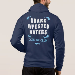 Gewässer mit Haifischen - Tauchangebot Hoodie