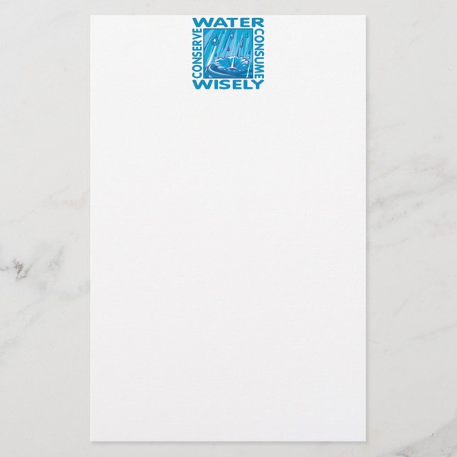 Gewässerschutz Briefpapier (Vorderseite)