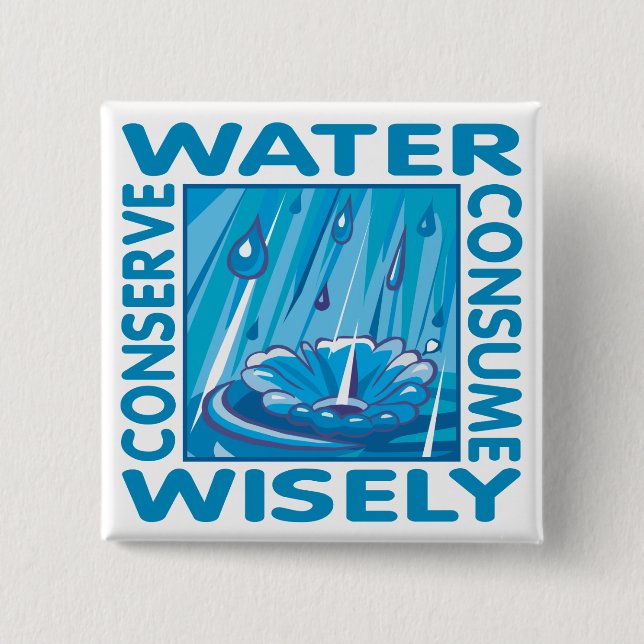 Gewässerschutz Button (Vorderseite)