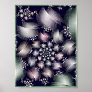 gewässerte silk Bänder Julia Poster