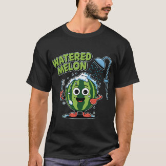 Gewässerte Wassermelone Lustiger Wortwitz Sommerfr T-Shirt