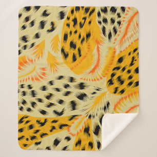 Gewebe abstrakte gemischte Tierhautstruktur Hinter Sherpadecke