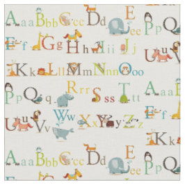 Gewebe - Alphabet Stoff