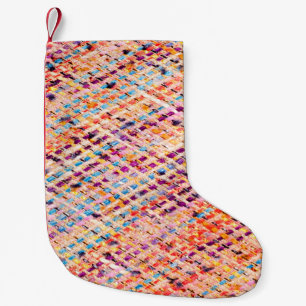 Gewebe aus einem großen Faden Kleiner Weihnachtsstrumpf
