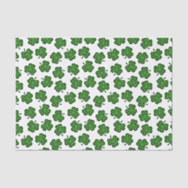 Gewebe aus Kleeblättern Seidenpapier