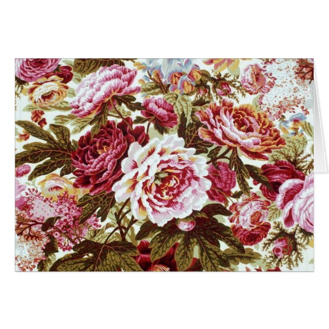 Gewebe-Blumenexplosions-Karte Philip Jacobs (Vorderseite (Horizontal))
