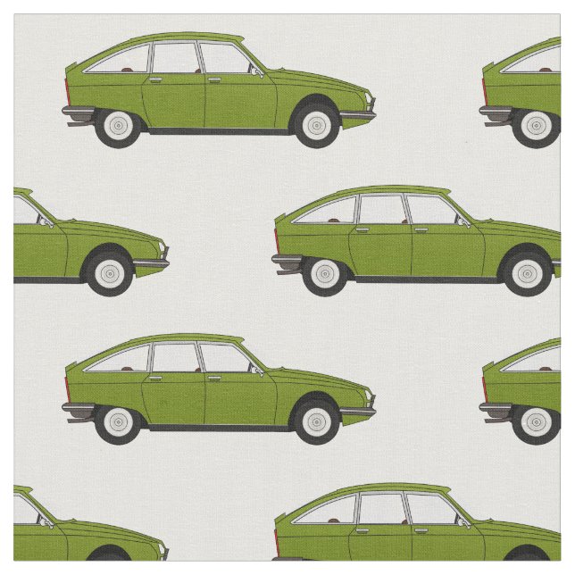 Gewebe Citroen GS Stoff (Nahaufnahme)