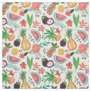 Gewebe des tropische Frucht-Sommer- Stoff