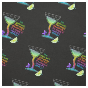 GEWEBE - GLASHALBVOLLES, Cocktail-Spaß Stoff