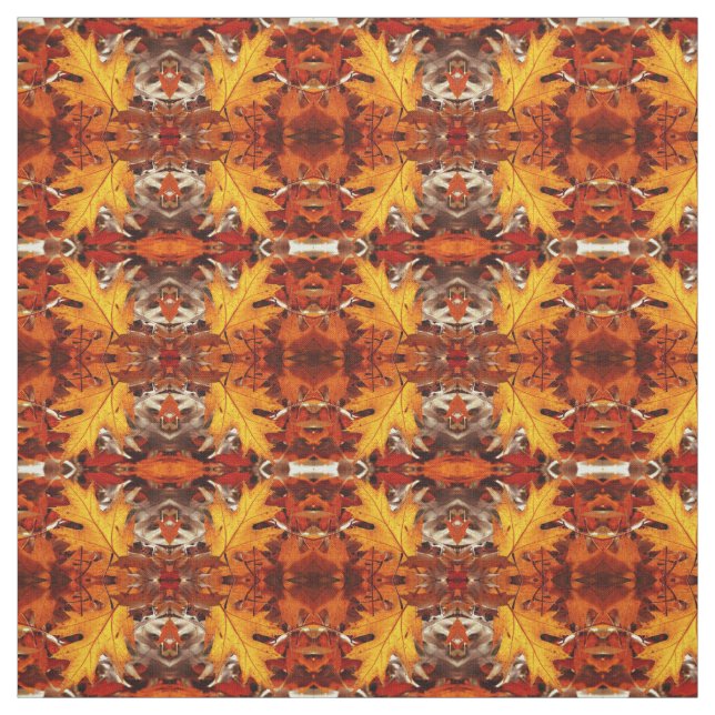 Gewebe - Herbstlaube Stoff (Muster)