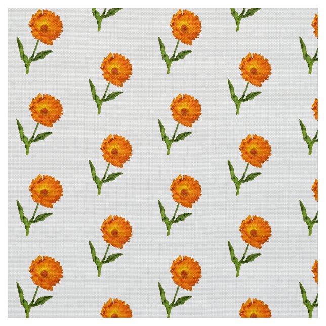 Gewebe - Kalendula - Blüten Stoff (Muster)