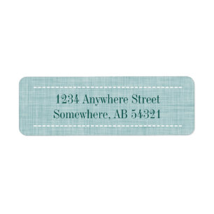 Gewebe Linen Textur in Aqua Aquamarin